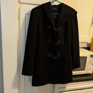 Tom Gutie Women's Black Alpaca collection Coat M